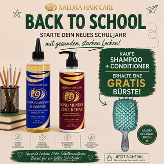 Back-to-School Wash Day Bundle – Shampoo + Conditioner + FREE Hair Brush